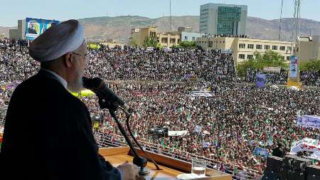 رئيس الجمهورية الاسلامية في ايران حسن روحاني