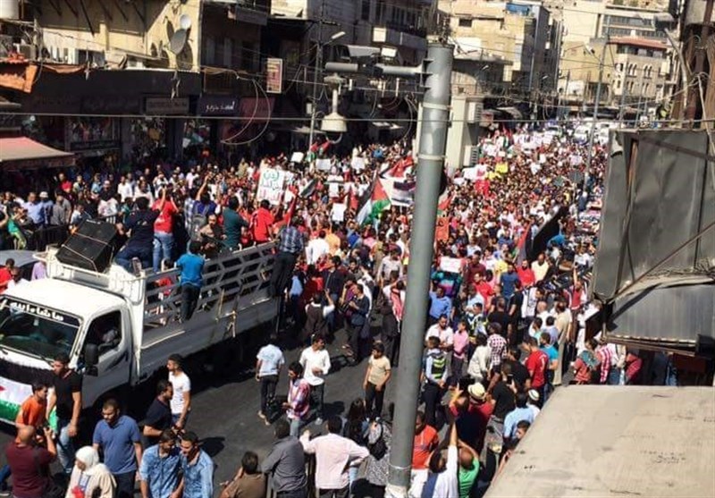 مسيرات حاشدة في الأردن 