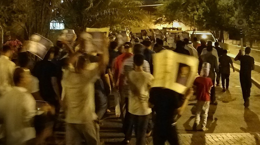 تظاهرات في مختلف مناطق البحرين