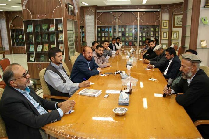   مجموعة من علماء الدين السنة الأفغان تزور مجمع البحوث الإسلامية