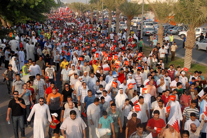 بزرگ ترين راهپيمايي در بحرين