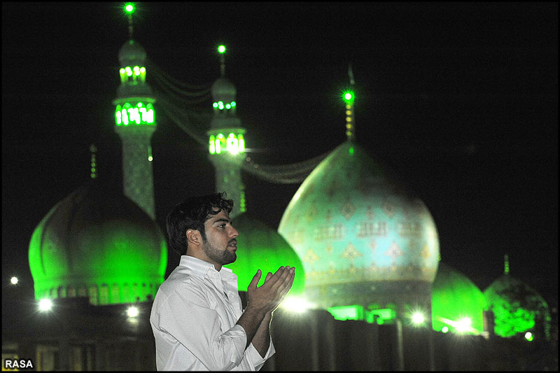 مراسم احياي شب بيست و يکم ماه رمضان در مسجد جمکران