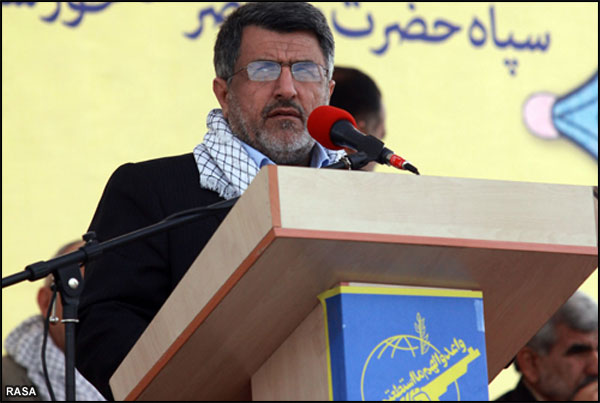 سيد جعفر حجازي در تجمع 20 هزار نفري بسيجيان اهواز