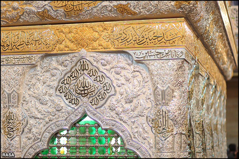 رونمايي از ضريح جديد اباعبدالله الحسين در قم