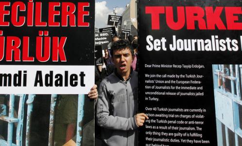 ترکیه بیشترین تعداد خبرنگار را در زندان دارد