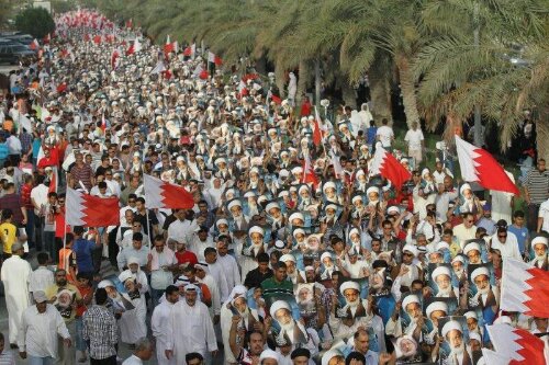 راهپيمايي باشکوه بحريني‌ها در حمايت از شيخ عيسي قاسم