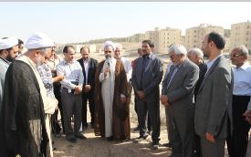 مراسم کلنگ‌زني مجتمع آموزشي فرزندان طلاب المصطفي