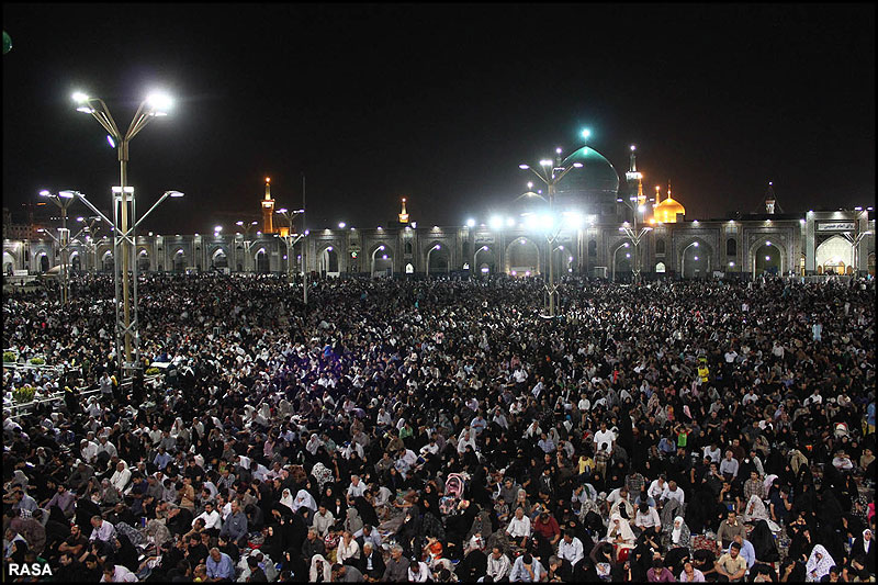 مراسم احياي شب نوزدهم ماه مبارک رمضان در حرم مطهر رضوي