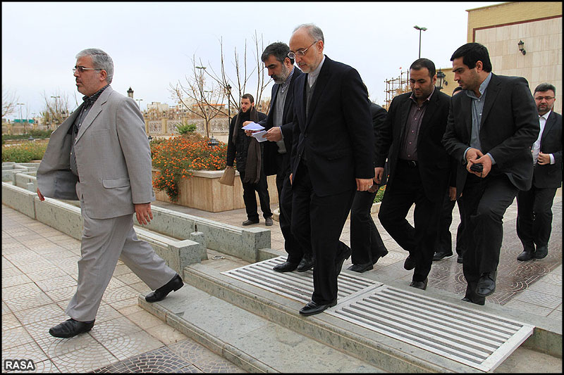 ديدار رييس سازمان انرژي اتمي کشور با مراجع