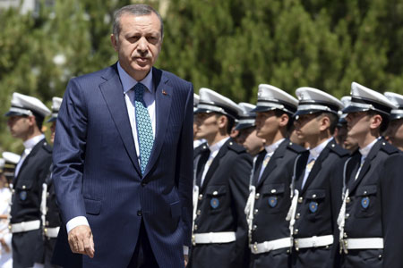 اردوغان و افسران پليس ترکيه