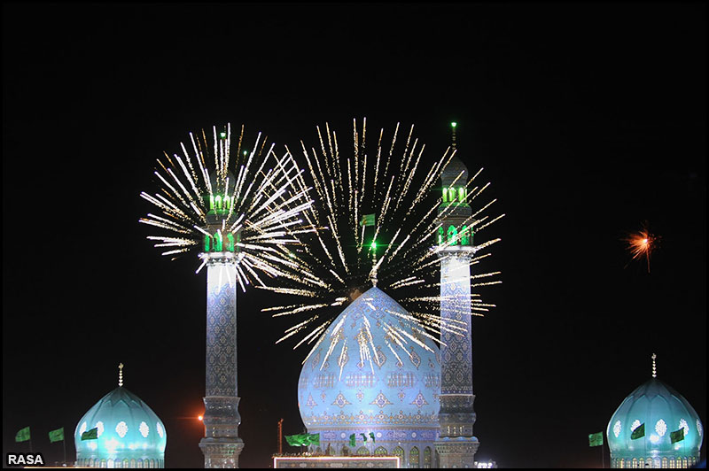 شب نيمه شعبان در مسجد مقدس جمکران