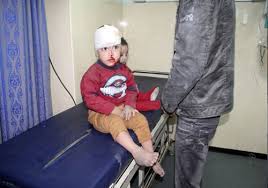 کودک مجروح فلسطيني