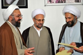 مراسم توديع و معارفه رييس اداره تبليغات اسلامي ايوان