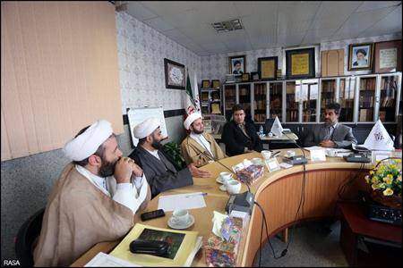 ديدار مدير عامل و اعضاي خبرگزاري رسا با علما و مسؤولان استان قزوين