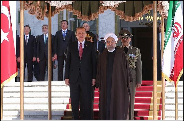 استقبال روحاني از اردوغان در کاخ سعدآباد