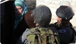 بازداشت زنان فلسطيني
