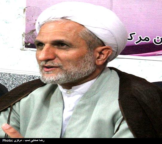 حجت الاسلام قربان پور مدير کل تبليغات اسلامي استان مرکزي