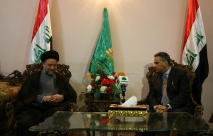 رئيس ديوان الوقف الشيعي وسفير مصر في العراق