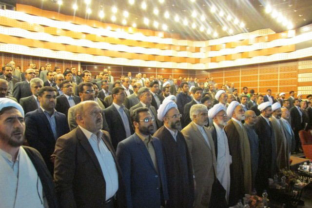 آيين معارفه رييس کل جديد دادگستري استان مرکزي در فرهنگسراي شهر اراک