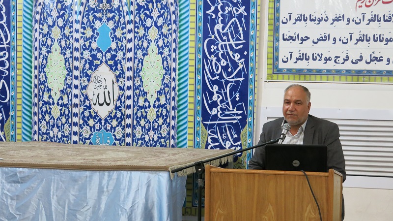 سرهنگ نباتي مراسم افتتاحيه دوره تابستانه طرح بشير مسجد خاتم الانبياء(ص)