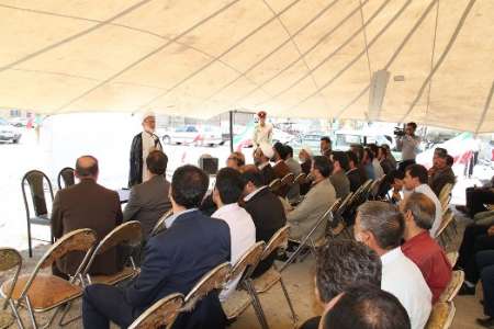 آئين کلنگ زني و شروع عمليات ساخت پروژه 12000متري دادگستري کل استان مرکزي در اراک