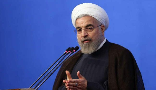 رئيس الجمهورية الاسلامية في ايران الشيخ حسن روحاني