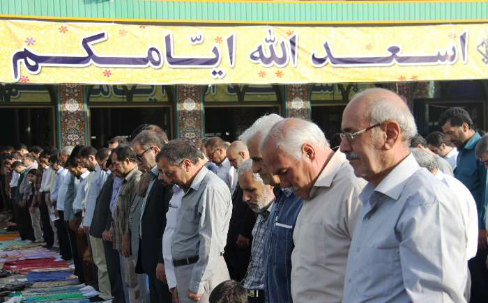 نماز عيد سعيد فطر در مصلاي بيت المقدس اراک
