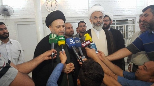 رئيس الوقف الشيعي العراقي ورئيس الاوقاف الايراني