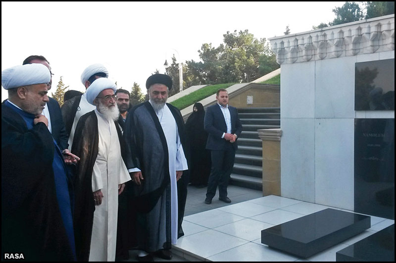  زيارة المرجع الديني نوري همداني لجمهورية أذربيجان
