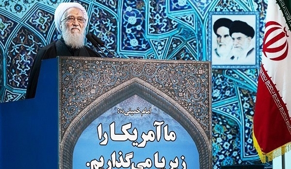 خطيب جمعة طهران المؤقت آية الله محمد علي موحدي کرماني 