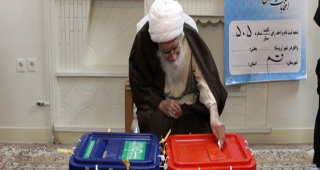 شرکت آيت الله صافي در انتخابات