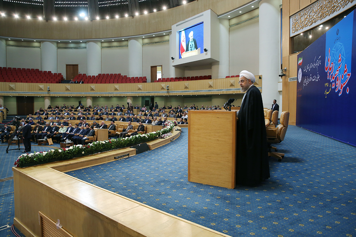 روحانی در جشنواره شهید رجایی