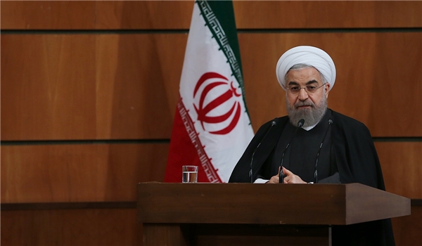 الرئيس الايراني روحاني 