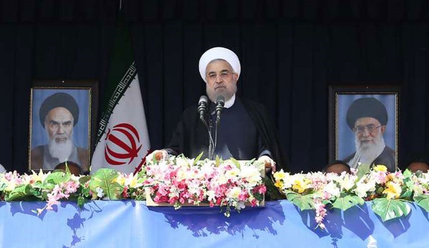 الرئيس الايراني  روحاني 