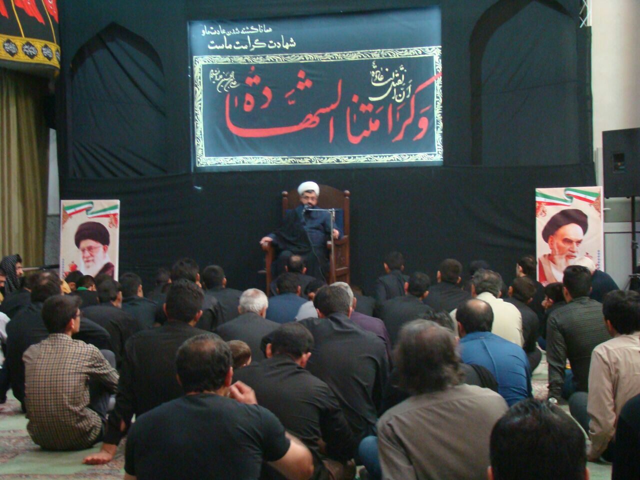 حجت الاسلام دسترنج،مسجد امام حسین والفجر کرمان