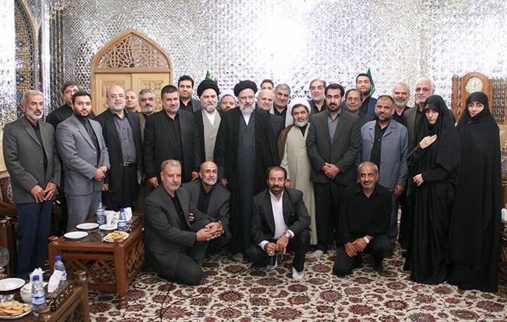 آیة الله رئیسی فی لقائه أعضاء لجنة إحیاء ذکرى الشهید ناصری