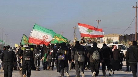 الزوار الإيرانيين لكربلاء في عاشوراء 