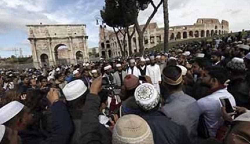 مسلمو ايطاليا يتظاهرون