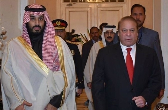 نواز شریف و محمد بن سلمان