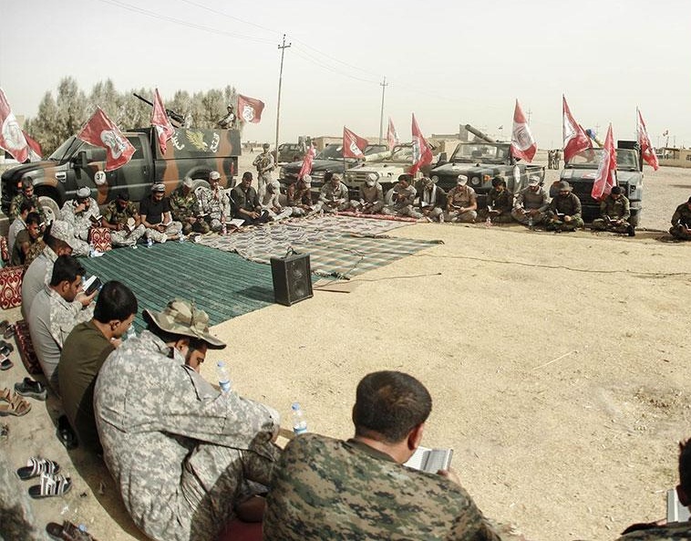 محفل قرآني جنوب الموصل بمشاركة واسعة من الأجهزة الأمنية والحشد الشعبي 