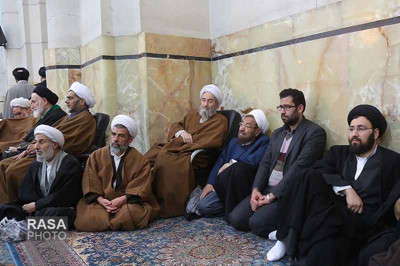 مراسم چهلمین روز رحلت آیت الله موسوی اردبیلی در قم