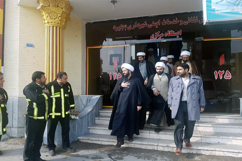 دیدار با آتش نشانان بجنوردی