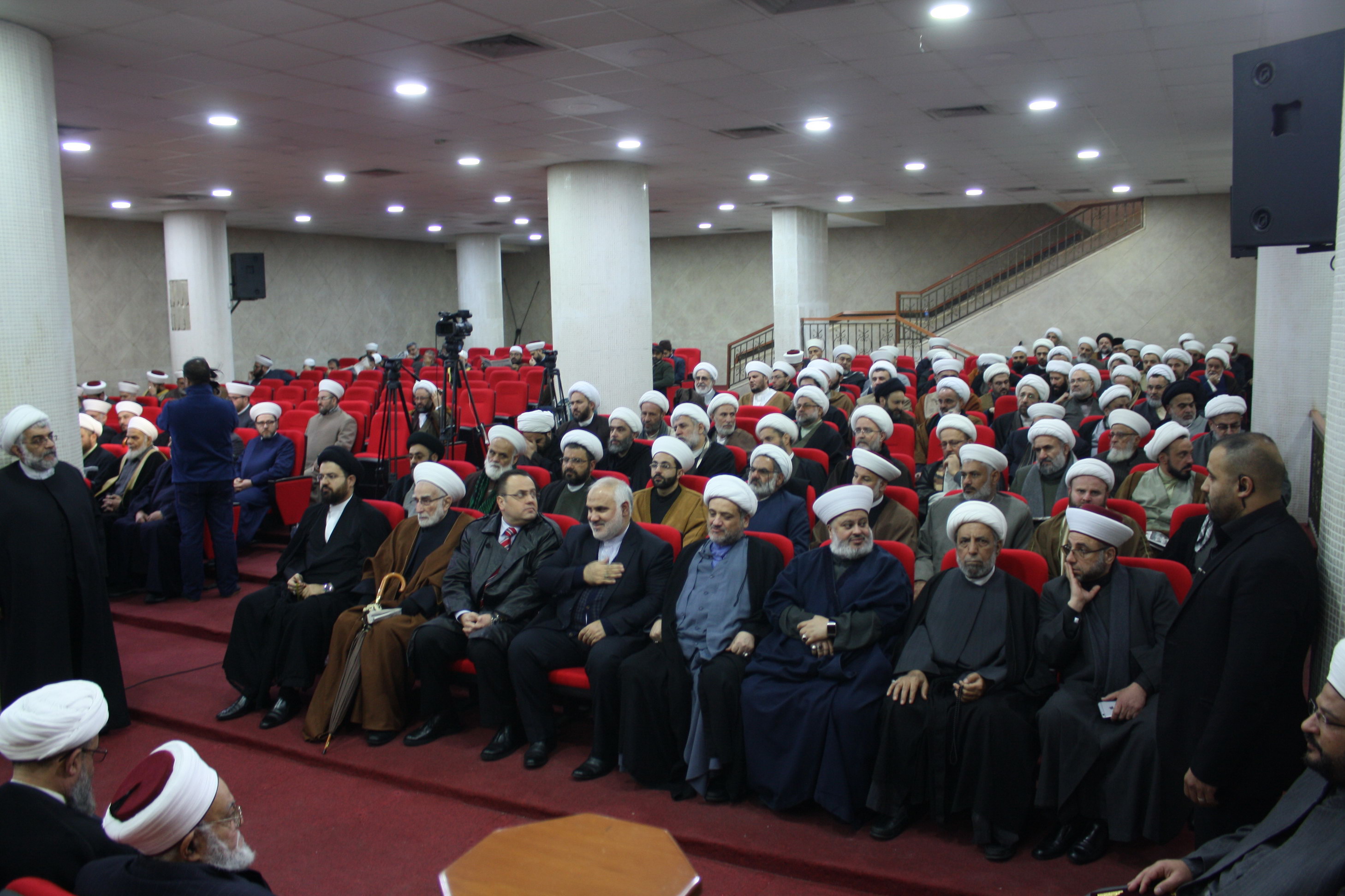 فتحعلي في احتفال لتجمع العلماء المسلمين في ذكرى الثورة الإيرانية: 