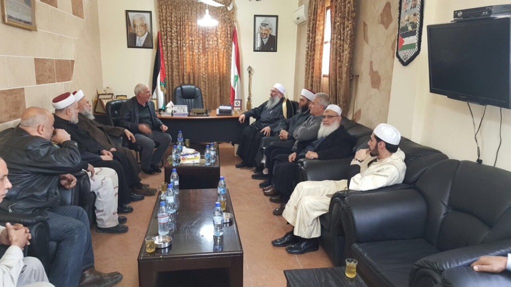 هيئة علماء المسلمين التقت الفصائل الفلسطينية في مخيم عين الحلوة  