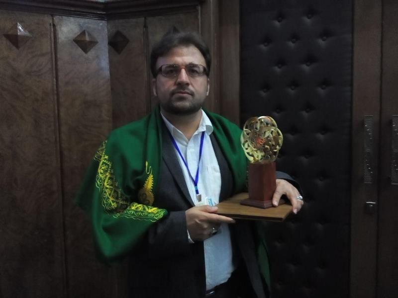 سید جلال معصومی نفر سوم رشته قرائت مسابقات بین المللی قرآن کریم طلاب جهان اسلام از کشور انگلستان
