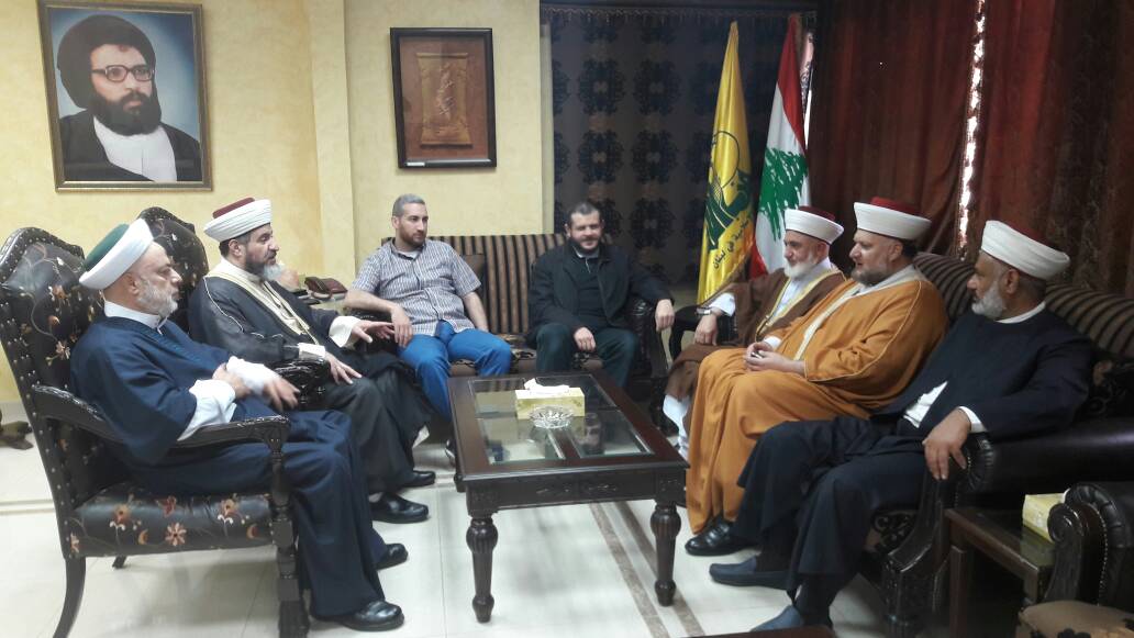 حزب الله استقبل وفدا من مجلس علماء فلسطين 