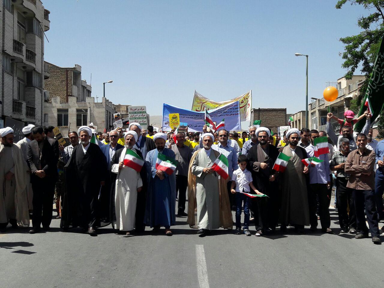 راهپیمایی روز قدس در اراک