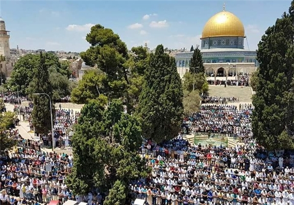 قدس بیت المقدس فلسطین نماز جماعت