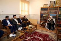 دیدار محمود واعظی با حضرت آیت الله مکارم شیراری