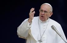 پاپ فرانسیس رهبر مذهبی کاتولیک های جهان